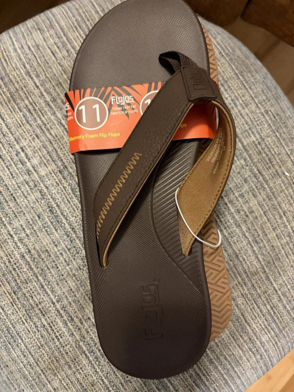 NWT Flojos Brown Size 11 Men's Sandals